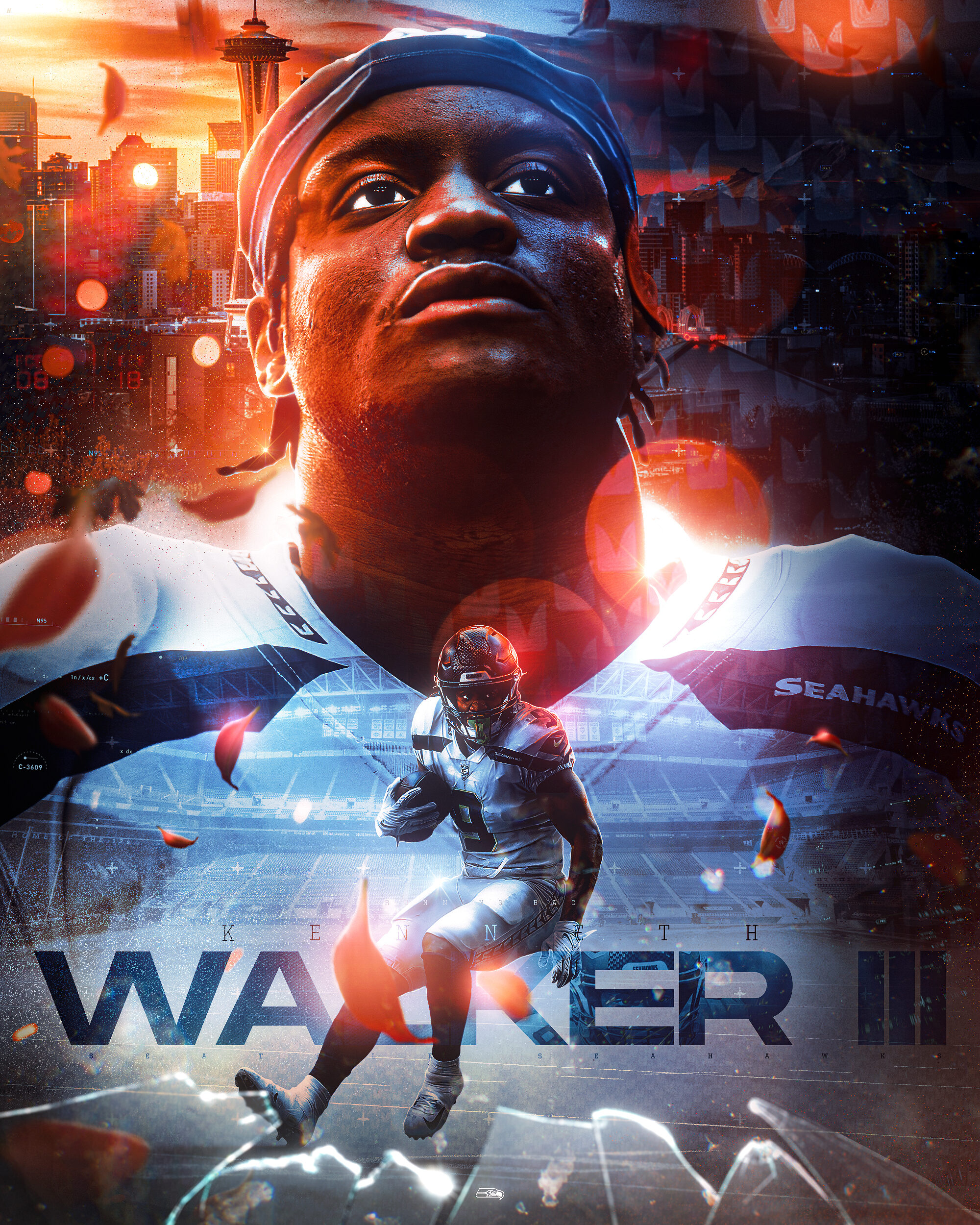 Kenneth Walker III | Seattle Seahawks - THGFX Studio